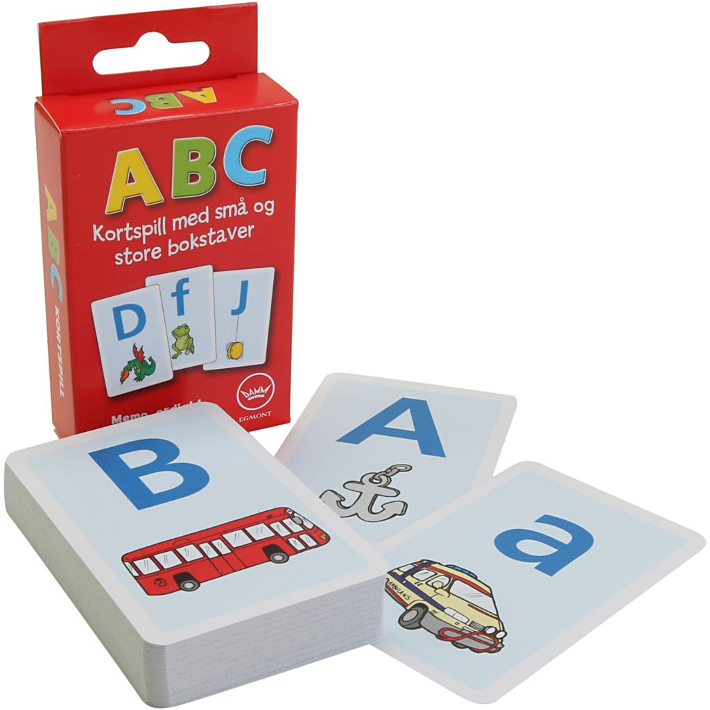 ABC-kortspil, 1 stk.