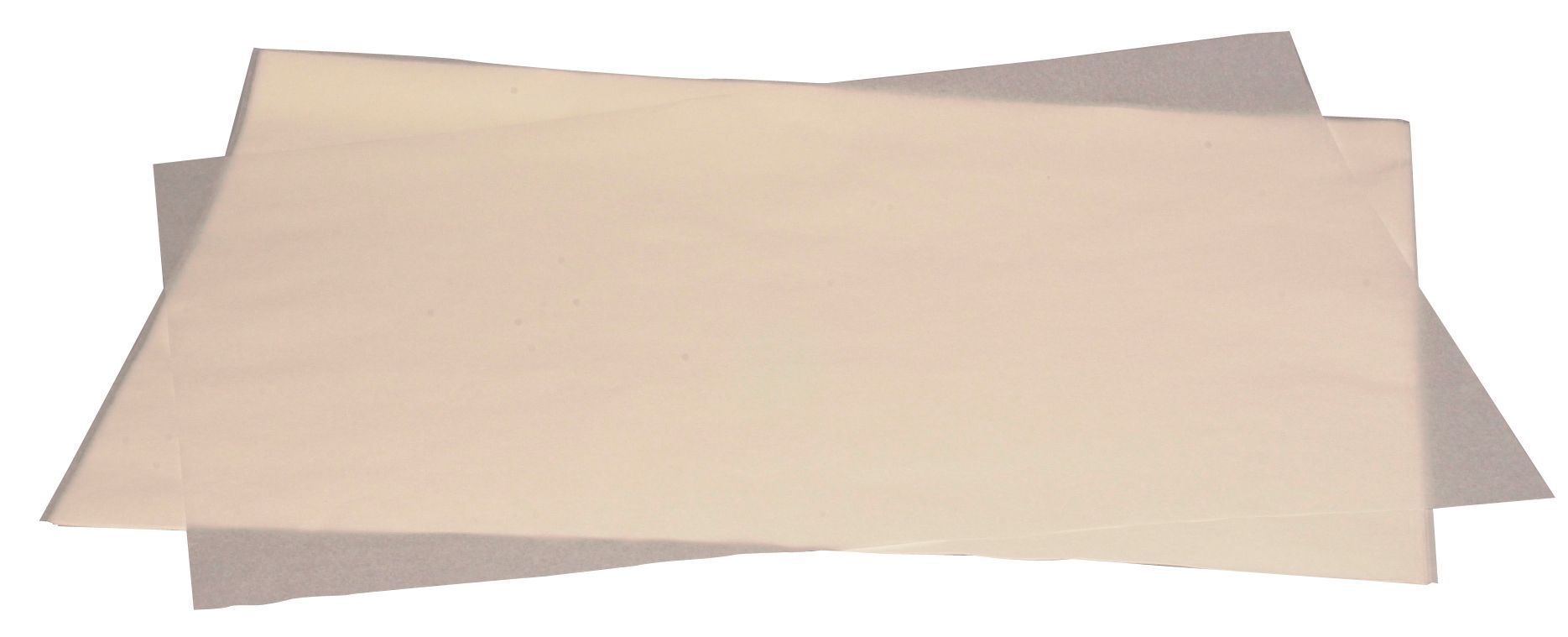 Bagepapir hvid 38 x 42 cm, silikonebehandlet, 18 ark