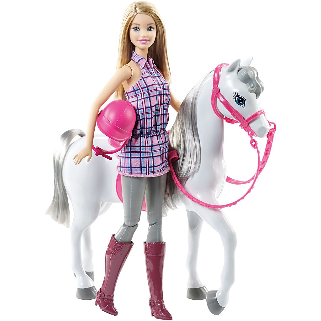 Barbie hest m. rytter, 2 stk./ 1 sæt