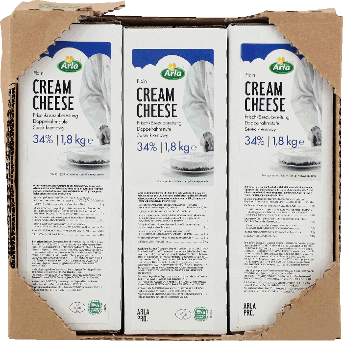 Arla Pro Cream Cheese Plain 1,8 KG