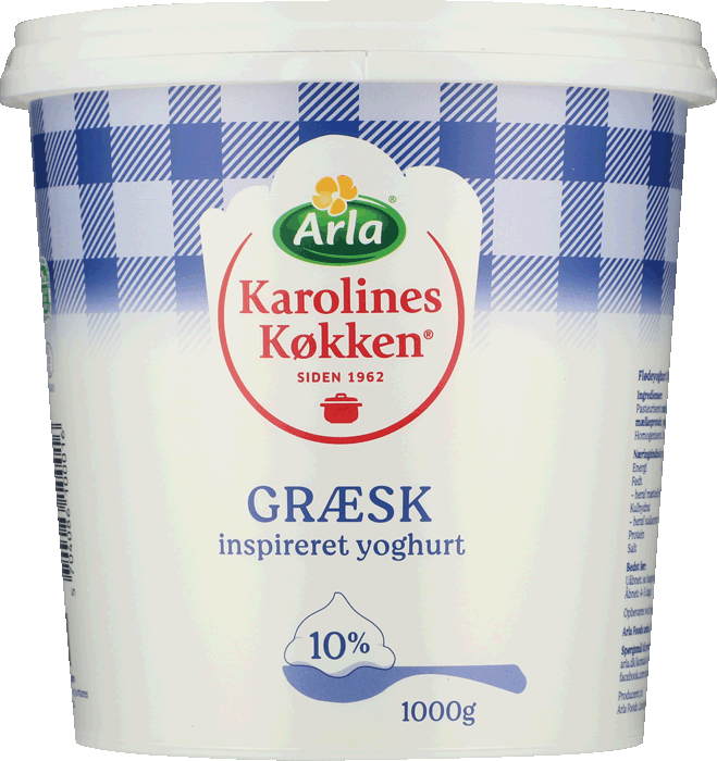 Arla Karolines Køkken® græsk inspireret yoghurt 10% 1000 g